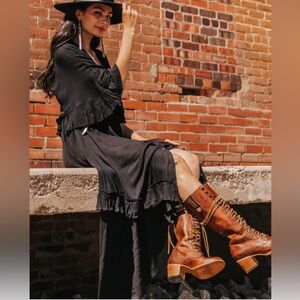 Freebird by Steven lace up boots “Grany” style name